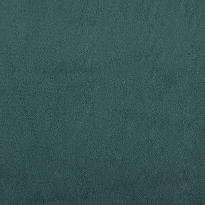 2-seater sofa 140 cm dark green velvet