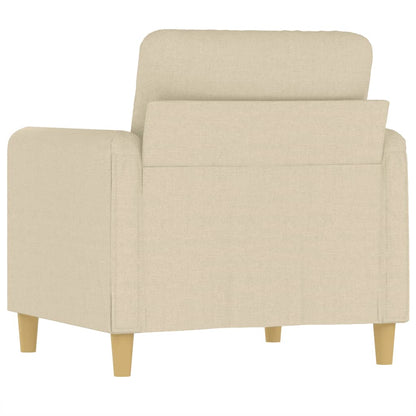 Poltrona 60 cm tecido cor creme