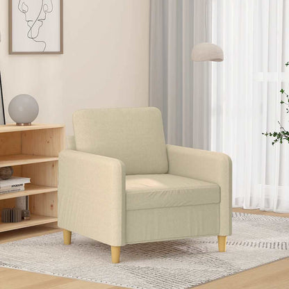 Poltrona 60 cm tecido cor creme