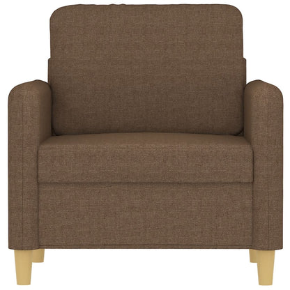 Poltrona 60 cm tecido castanho