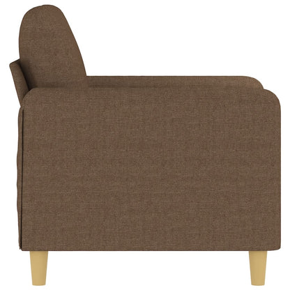 Poltrona 60 cm tecido castanho