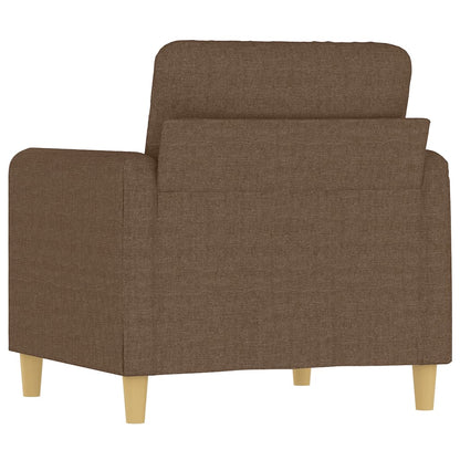 Poltrona 60 cm tecido castanho