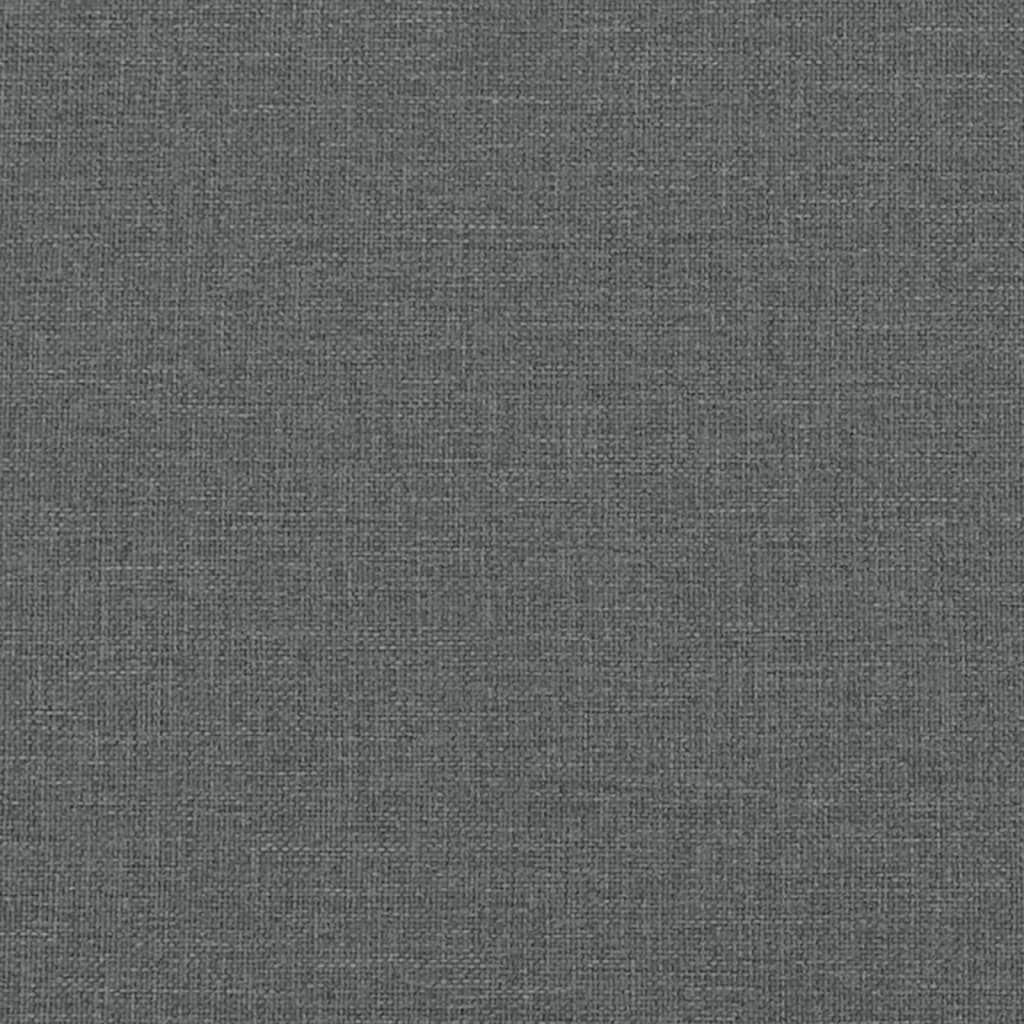 2-seater sofa in fabric 140 cm dark grey