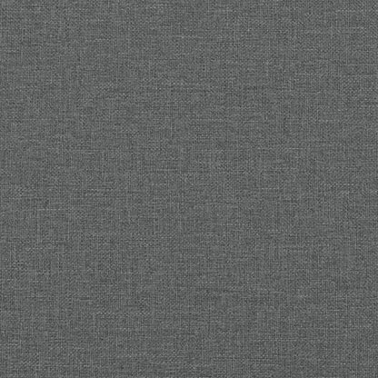 2-seater sofa in fabric 140 cm dark grey