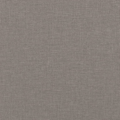 2-seater sofa in 140 cm grey-brown fabric