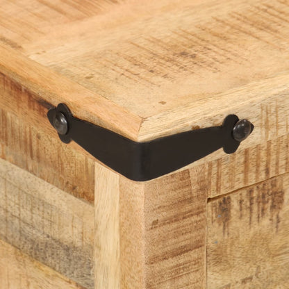 Bedside table 40x40x50 cm solid mango wood