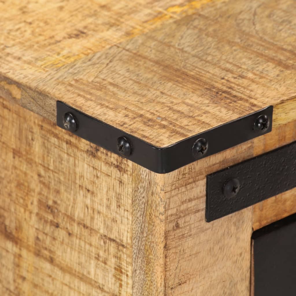 Bedside table 40x40x45 cm solid mango wood