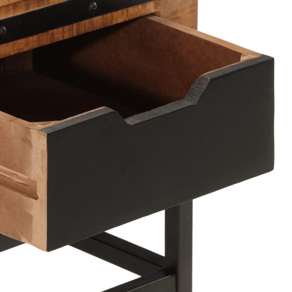 Bedside table 40x40x45 cm solid mango wood
