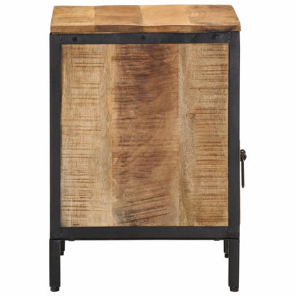 Bedside table 40x35x50 cm solid mango wood