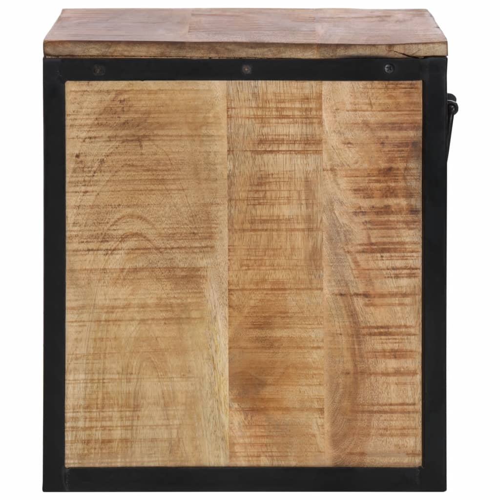 Bedside table 40x35x40 cm solid mango wood