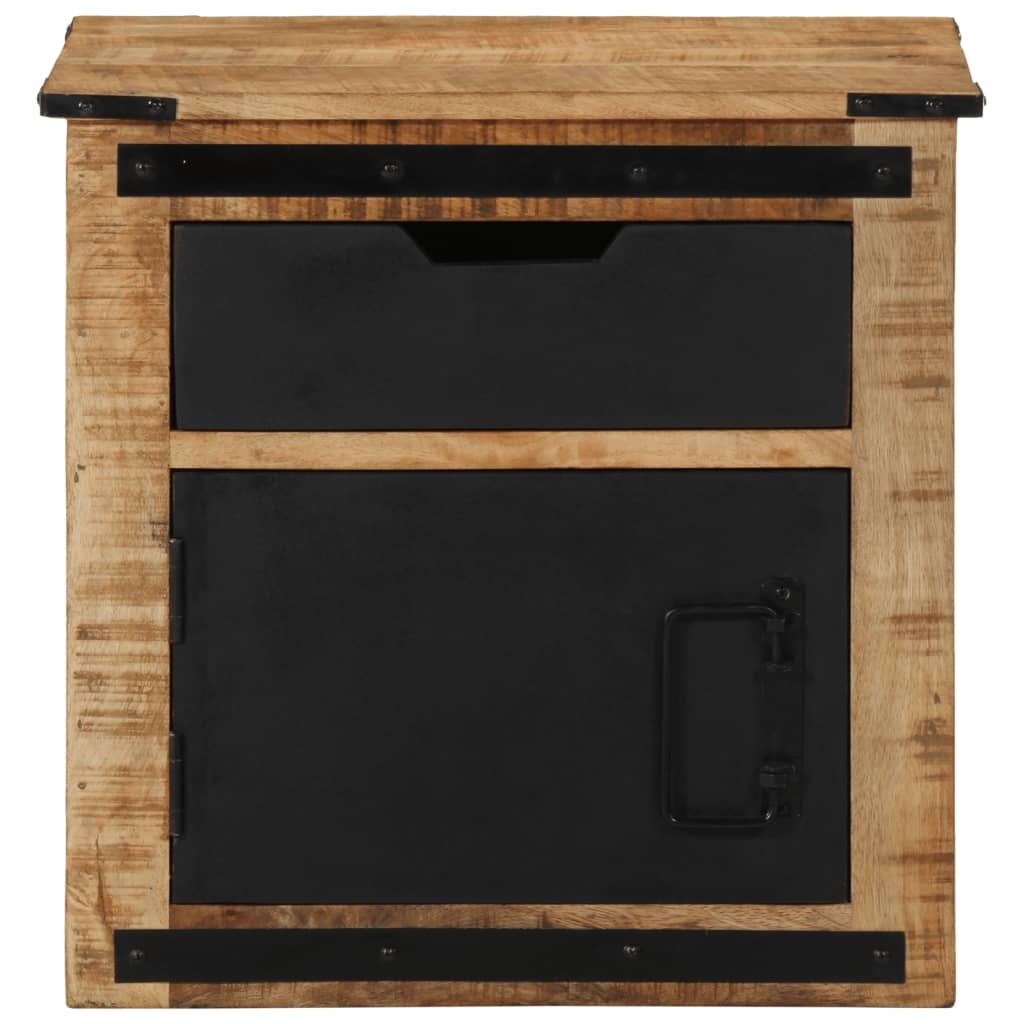 Bedside table 45x40x45 cm solid mango wood