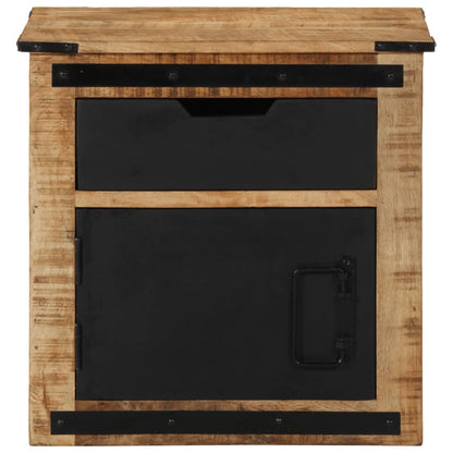 Bedside table 45x40x45 cm solid mango wood