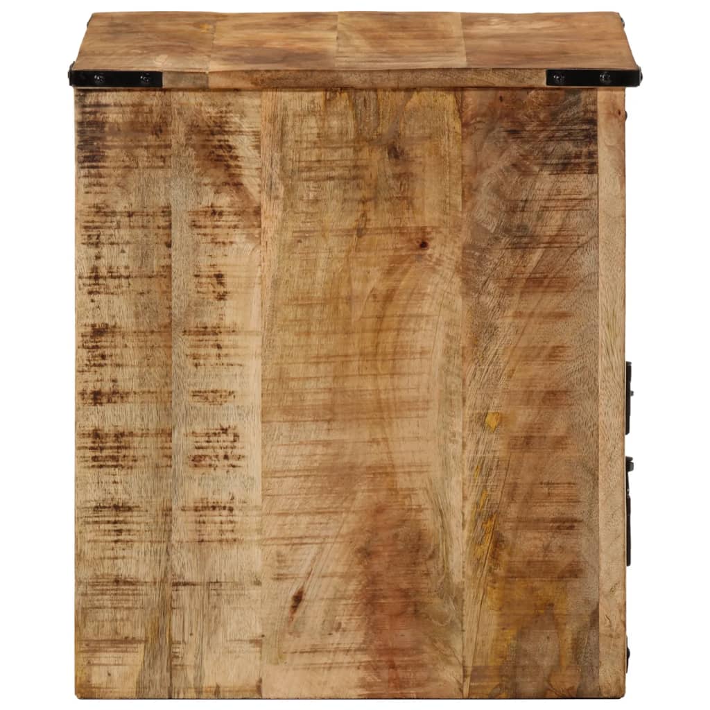 Bedside table 45x40x45 cm solid mango wood