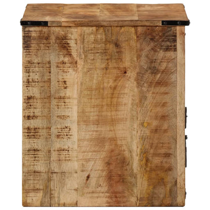Bedside table 45x40x45 cm solid mango wood