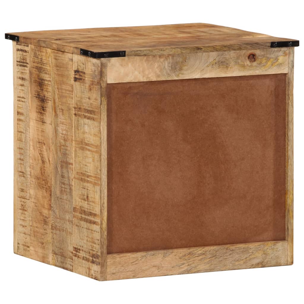 Bedside table 45x40x45 cm solid mango wood