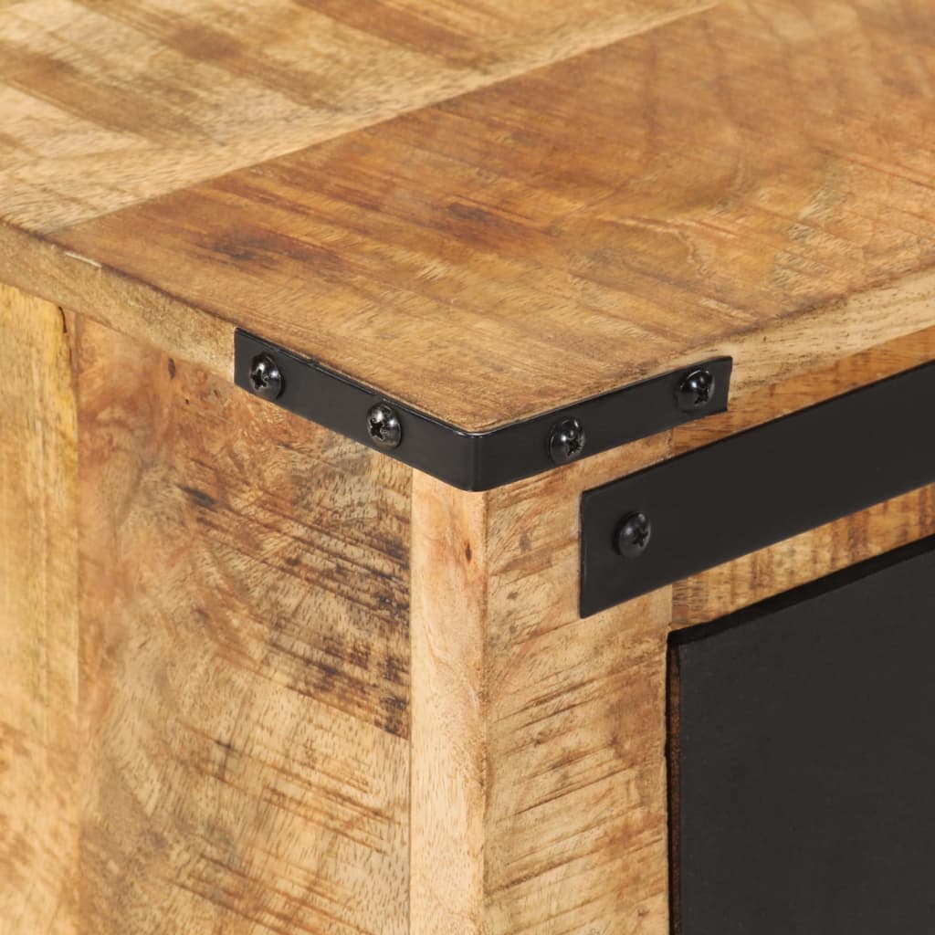 Bedside table 45x40x45 cm solid mango wood