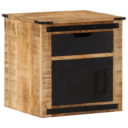 Bedside table 45x40x45 cm solid mango wood