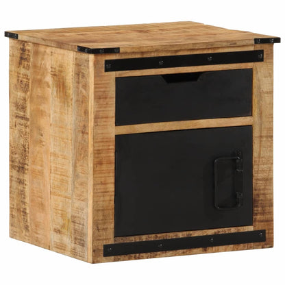Bedside table 45x40x45 cm solid mango wood