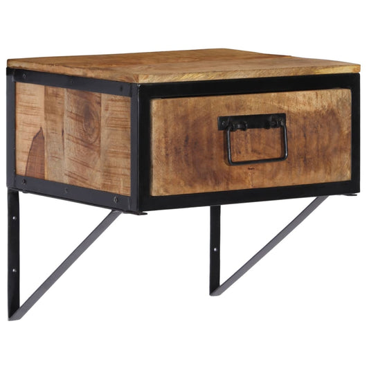 Bedside table 40x35x40 cm solid mango wood