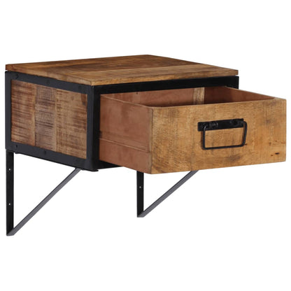 Bedside table 40x35x40 cm solid mango wood