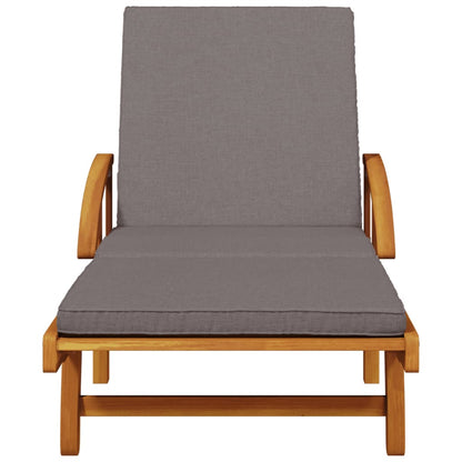 Sun loungers with cushions 2 pcs 200x68x83 cm solid acacia