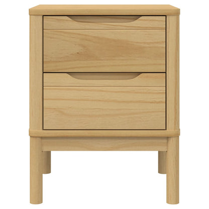 Bedside table 45x39x57 cm solid pine honey brown