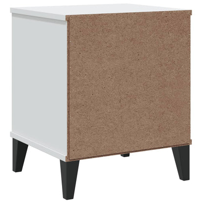 VIKEN bedside table made of white wood