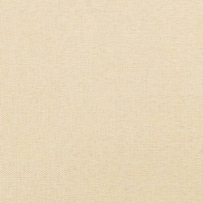 Sofá-cama de 2 lugares tecido cor creme