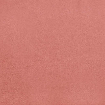 Sofá-cama de 2 lugares veludo rosa