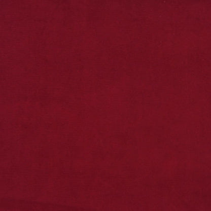 Sofá-cama 2 lugares com duas almofadas veludo vermelho tinto