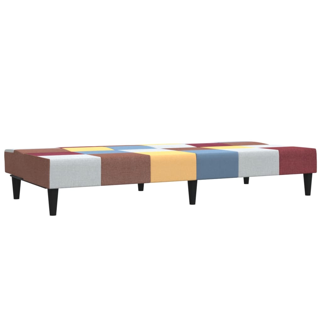 Sofá-cama de 2 lugares tecido
