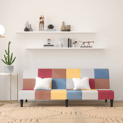 Sofá-cama de 2 lugares tecido