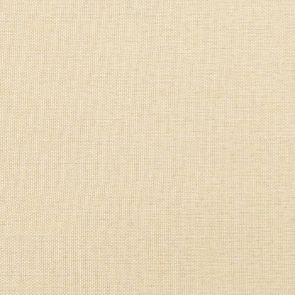 Sofá-cama de 2 lugares tecido cor creme