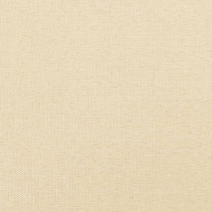 2-seater sofa bed in cream-colored fabric