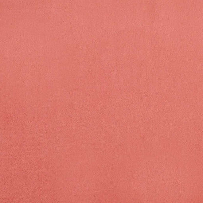 Sofá-cama de 2 lugares veludo rosa