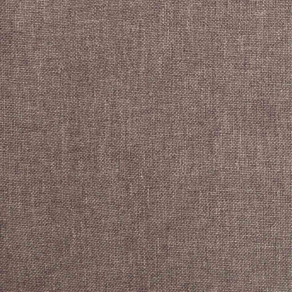 2-seater sofa bed with two cushions in grey-brown fabric