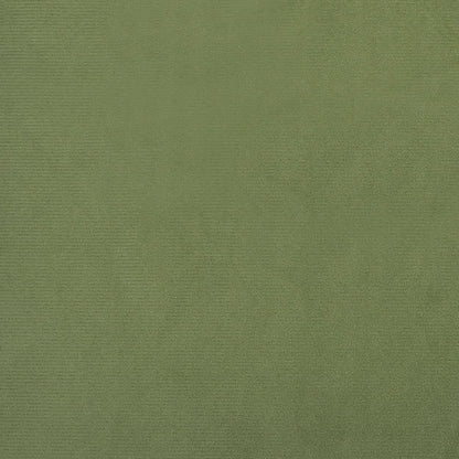 Sofá-cama de 2 lugares veludo verde-claro