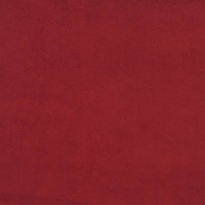 2-seater sofa bed in red velvet