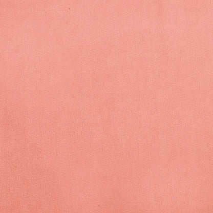 2-seater pink velvet sofa bed