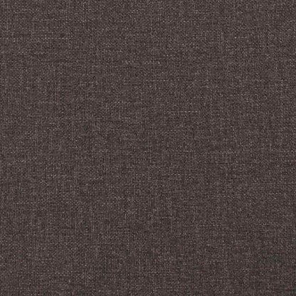 Chesterfield sofa in dark brown fabric