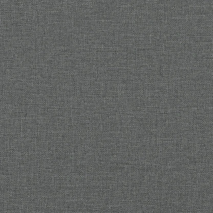 Chesterfield 2-seater sofa in dark grey fabric