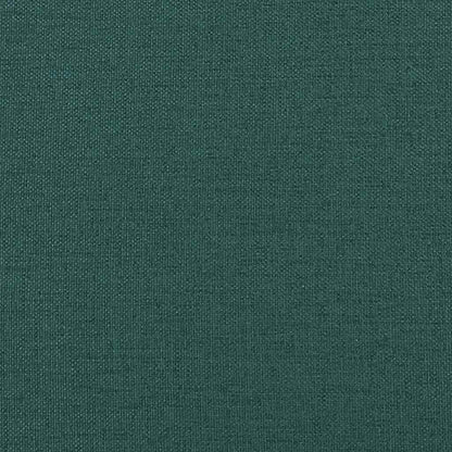 Chesterfield 2-seater sofa in dark green fabric