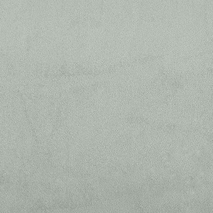 Light grey velvet armchair