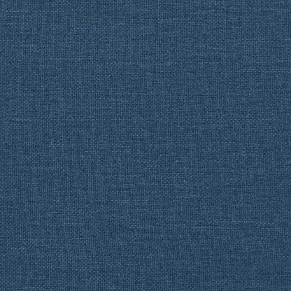 Blue fabric armchair
