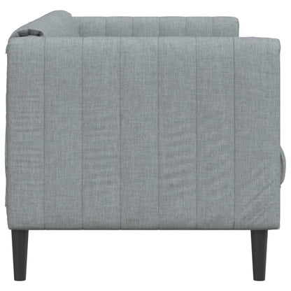 2-seater sofa in light grey fabric