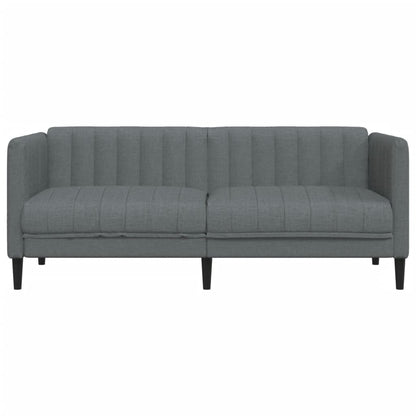 2-seater sofa in dark grey fabric