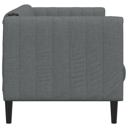 2-seater sofa in dark grey fabric