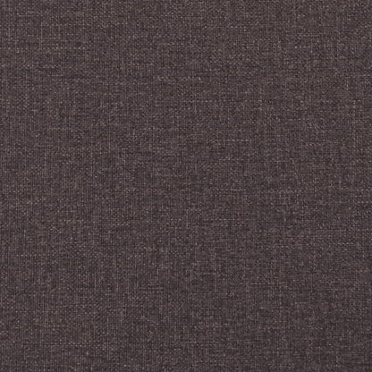 2-seater sofa in dark brown fabric
