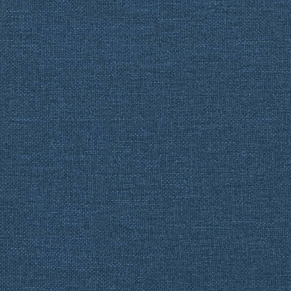 2 seater blue fabric sofa