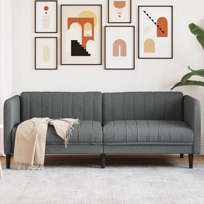 3-seater sofa in dark grey fabric